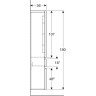 Шкаф-пенал GEBERIT RENOVA PLAN 869003000 40 см